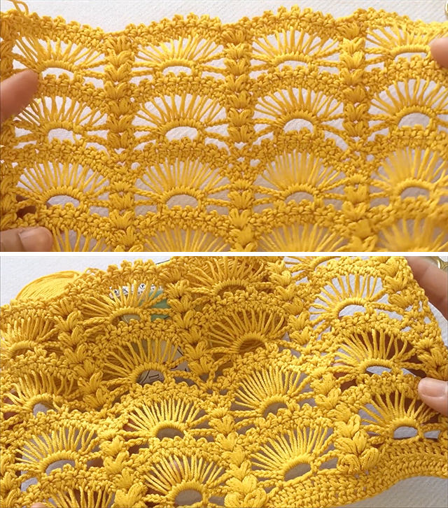 Crochet Lace Pattern Tutorial Sided - Let's make this crochet lace pattern, it looks stylish, easy, and fun to make. You can use it in many crochet works.