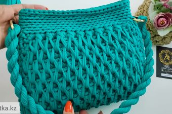 Crochet Honeycomb Stitch Bag