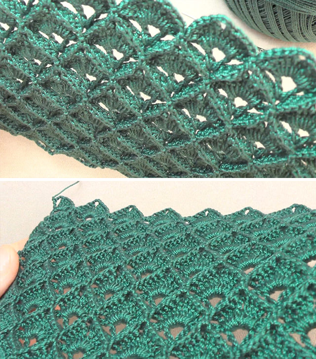 Crochet Embossed Pattern Sided - If you're looking for a quick and easy crochet project, why not try making this crochet embossed pattern.