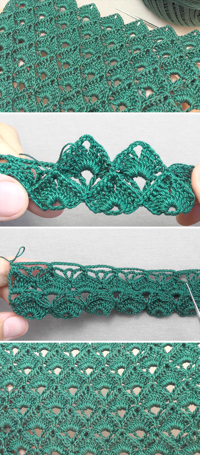 Crochet Embossed Pattern Tutorial - If you're looking for a quick and easy crochet project, why not try making this crochet embossed pattern.