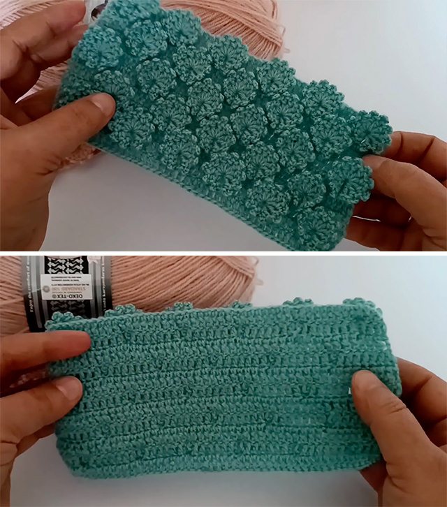 Crochet Relief Pattern Tutorial Sided - If you are looking for a new 3D crochet relief pattern, it's the right place! Check the easy pattern and video tutorial below.