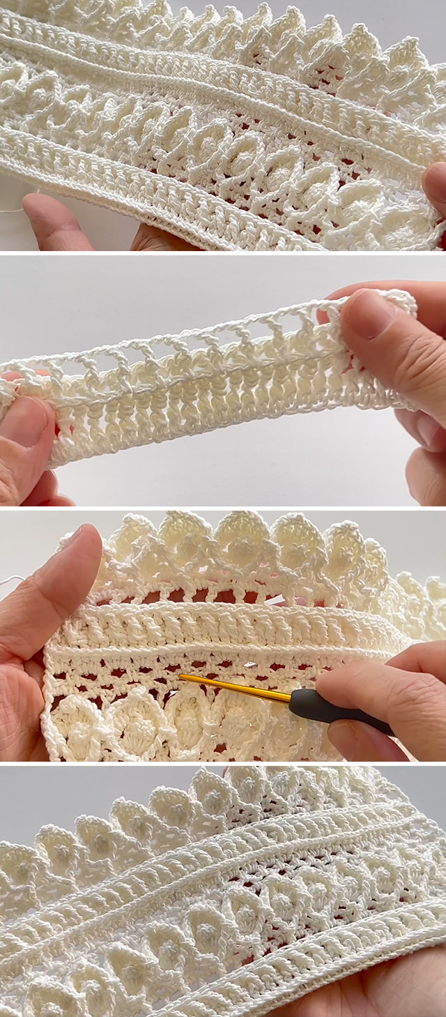 Lace Crochet Pattern Tutorial - I am all time fan of lace crochet patterns. The plus and unique point is the delicacy of these beauties.