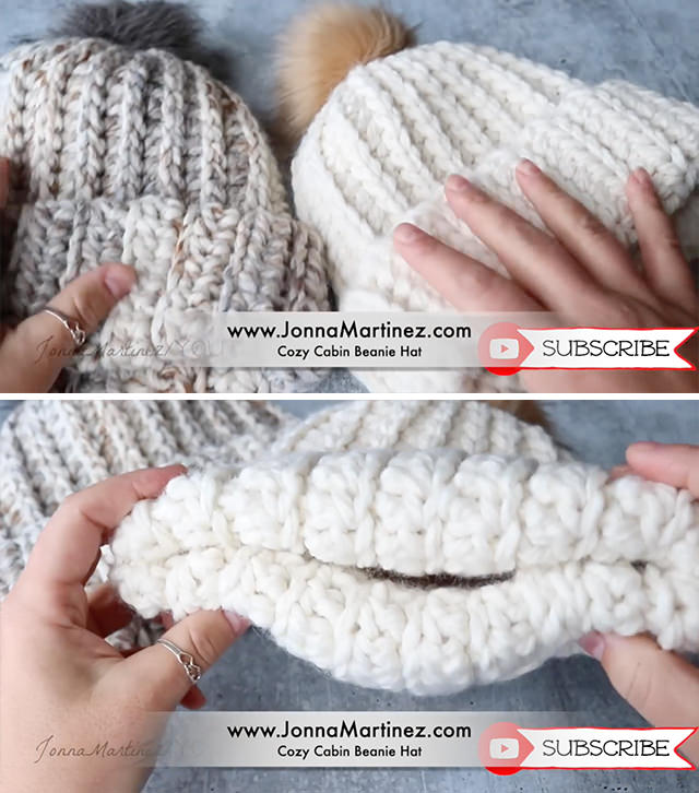 Easy Crochet Beanie Pattern Sided - Let's learn how to make this easy crochet beanie with this knitting look to make a great gift for your loved ones.