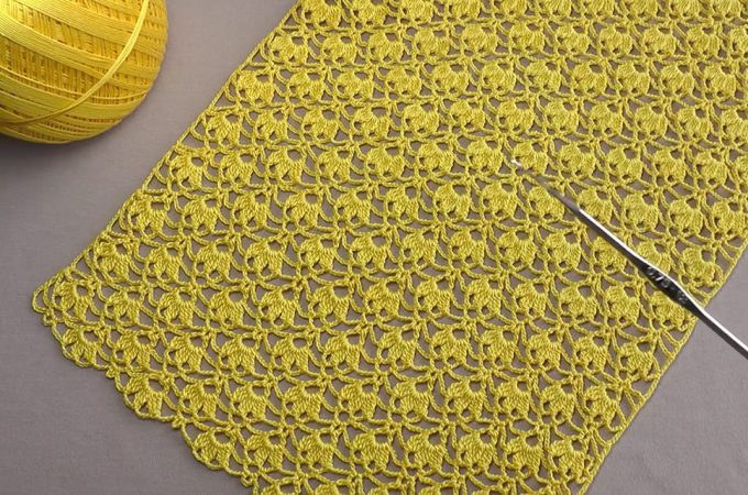 Let's make a beautiful lace flower crochet stitch that looks stylish, easy, and fun to make.