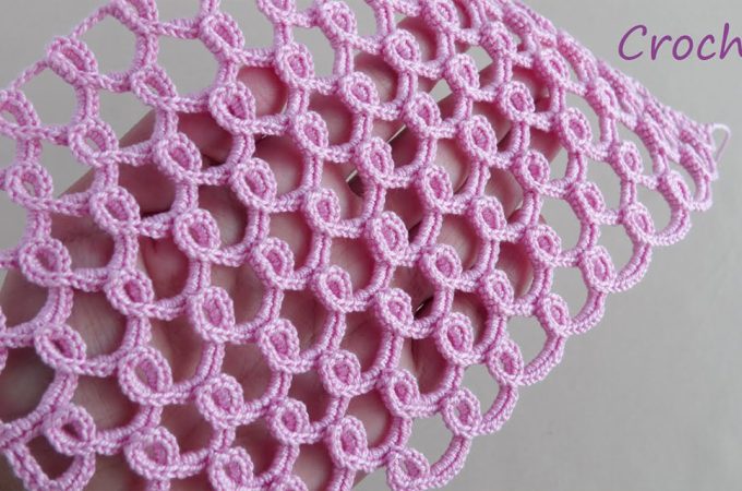 Crochet Lacy Pattern Featured - Learn a lovely crochet lacy pattern that you can use in many projects. Keep reading for the tutorial and ideas on how to use this pattern.