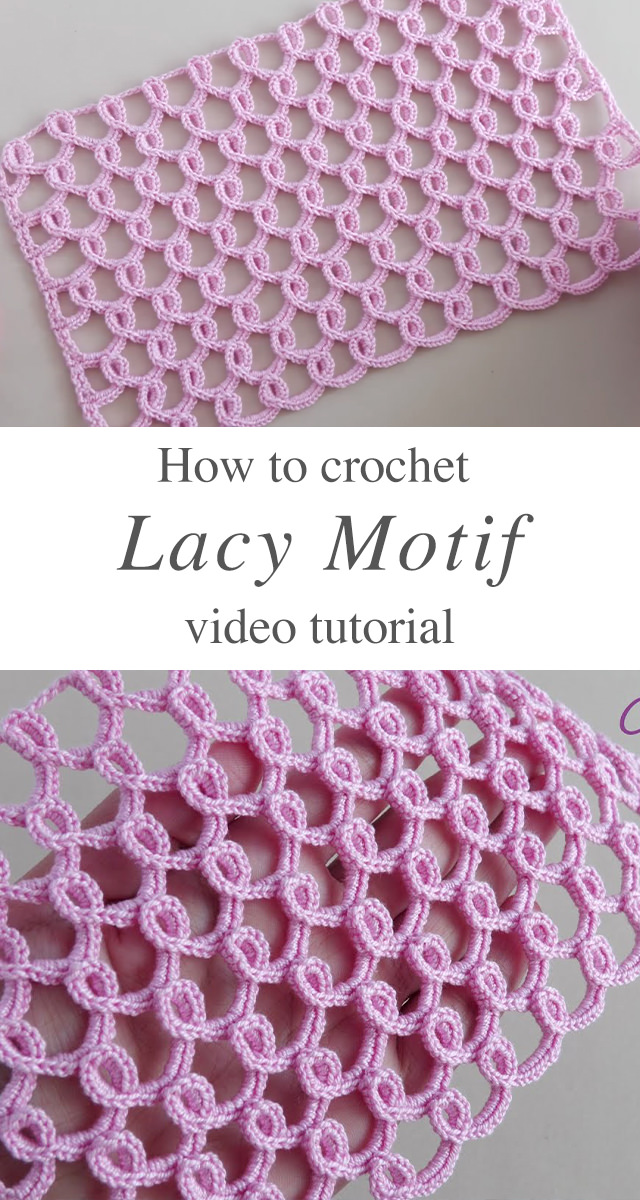 Crochet Lacy Pattern - Learn a lovely crochet lacy pattern that you can use in many projects. Keep reading for the tutorial and ideas on how to use this pattern.