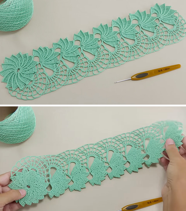 Crochet Flower Ribbon Pattern Sided - In this tutorial we will learn how to make a gorgeous crochet flower ribbon, a mesmerizing fusion of elegance and charm.