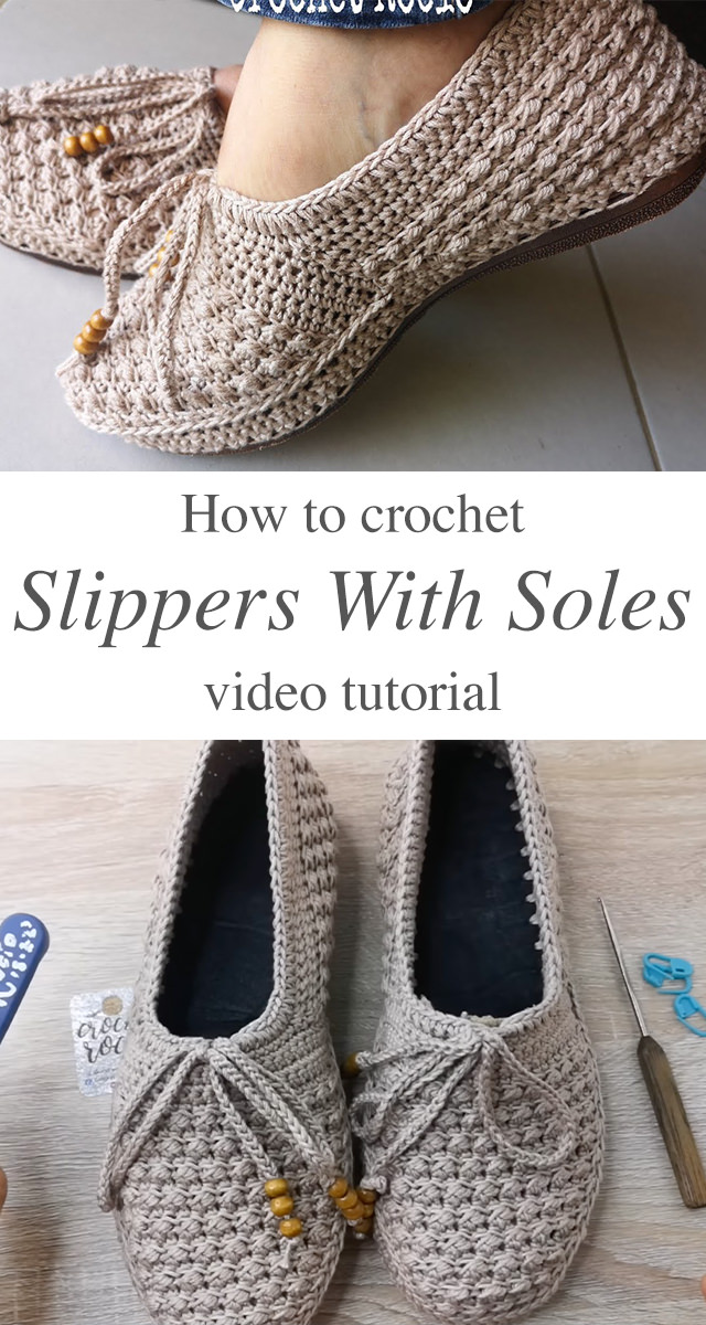 Crochet Slippers With Soles - Today we'll learn how to make crochet slippers with soles, where the fusion of creativity and practicality takes center stage.