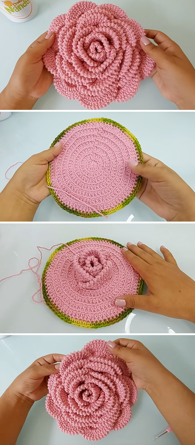 Large Crochet Flower Pattern - In this tutorial, we're diving into the captivating world of crochet artistry, focusing on creating a large crochet flower adorned with the exquisite crab stitch.