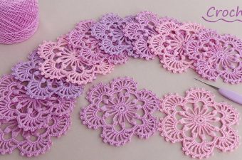 Crochet Easy Flower Motif Featured - Learn how to make a lovely crochet easy flower motif that is not only visually stunning but also surprisingly simple to create.