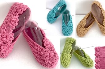Crochet Easy Slippers Featured