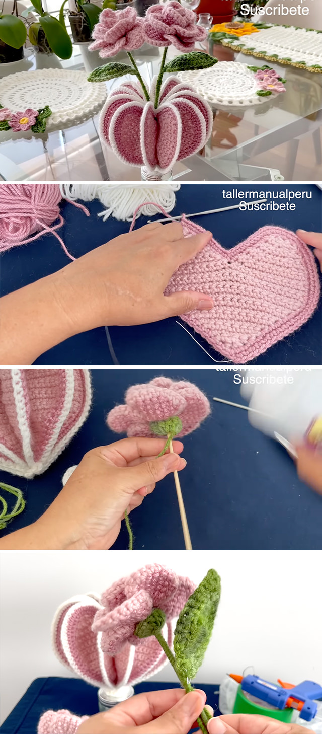 Crochet Flower Pot Tutorial - Learn making this lovely crochet flower pot, if you're looking for a fun and creative way to add a touch of color to your home or office.