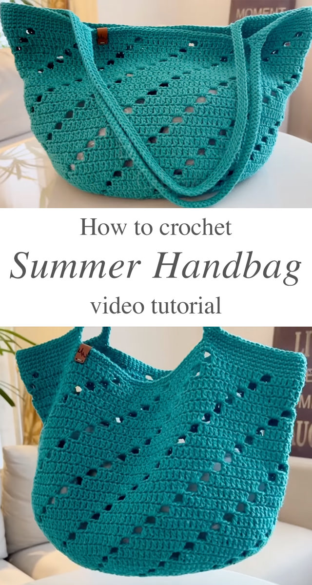 Crochet Summer Handbag - In the realm of crochet, where threads weave tales of creativity, the summer handbag emerges as a canvas of endless possibilities.