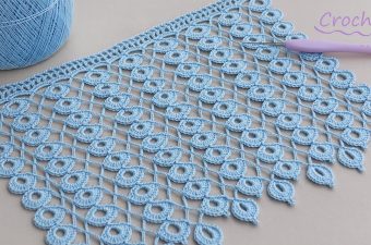 Crochet Droplets Motif Featured - Dive into the world of intricate patterns and timeless elegance as we guide you through creating your an amazing crochet droplets motif.