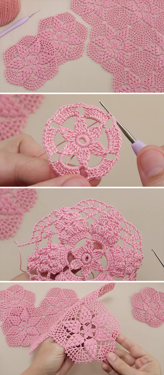 Crochet Lace Floral Motif Tutorial - In the intricate world of crochet, few techniques offer the same level of delicate elegance as the crochet lace floral motif.