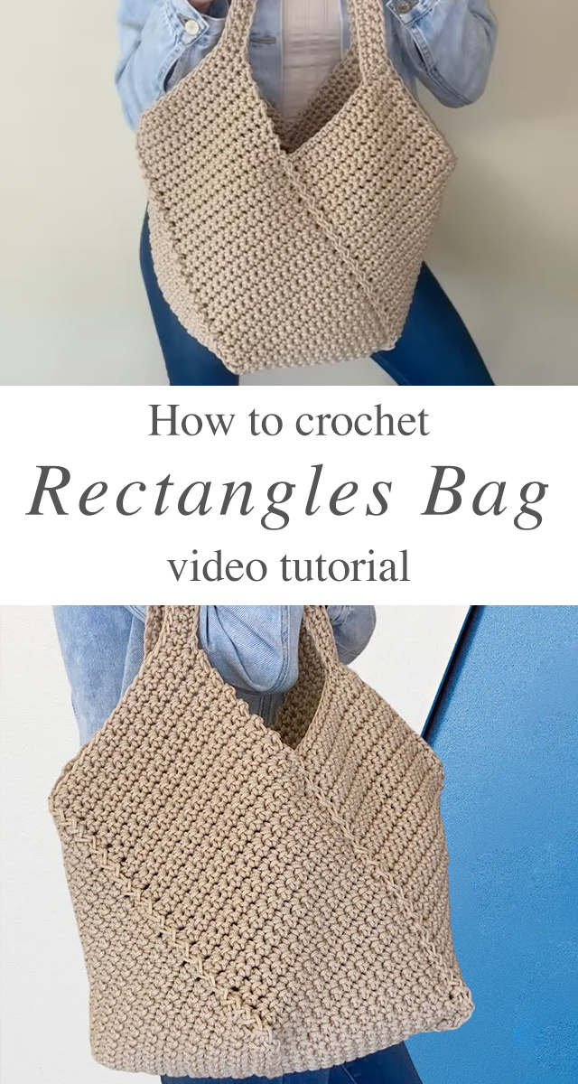 Crochet Rectangles Bag - Crochet enthusiasts, gather around! Today, we embark on an exciting journey into the world of crochet rectangles bags.