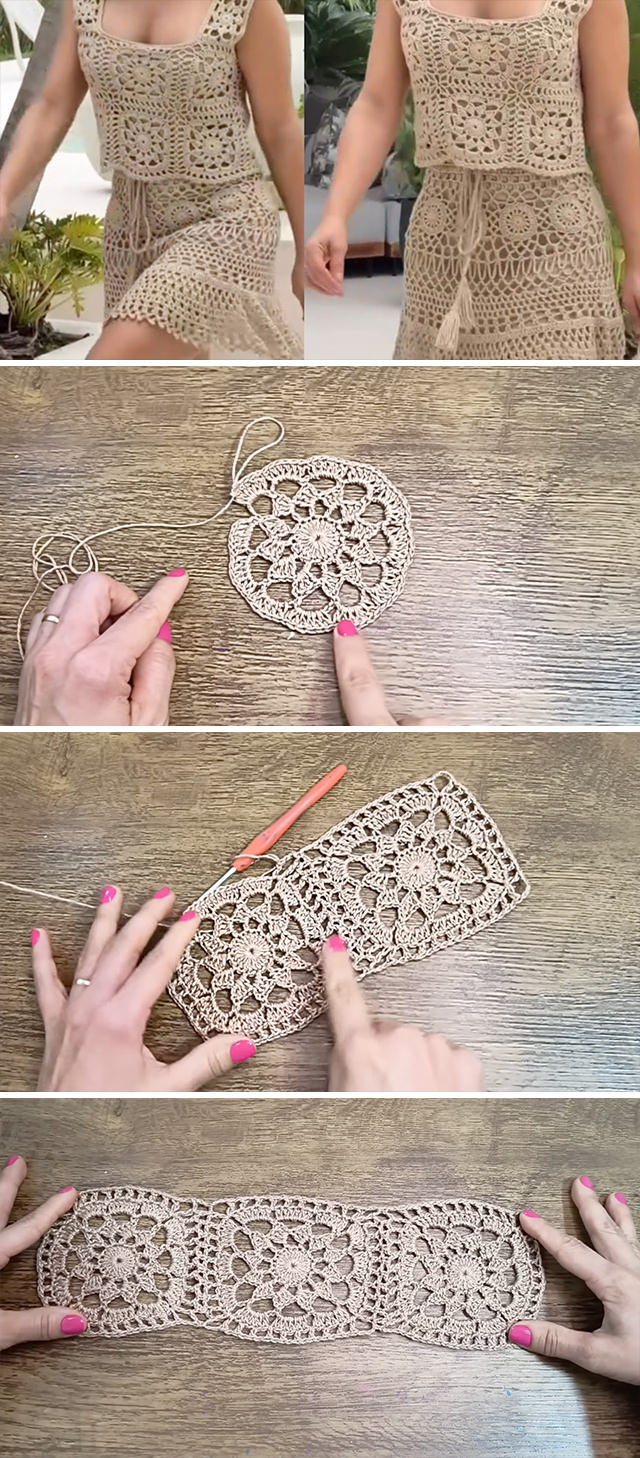 Crochet Square Blouse Tutorial - Dive into the world of intricate patterns and timeless elegance as we guide you through creating your very own crochet square blouse.