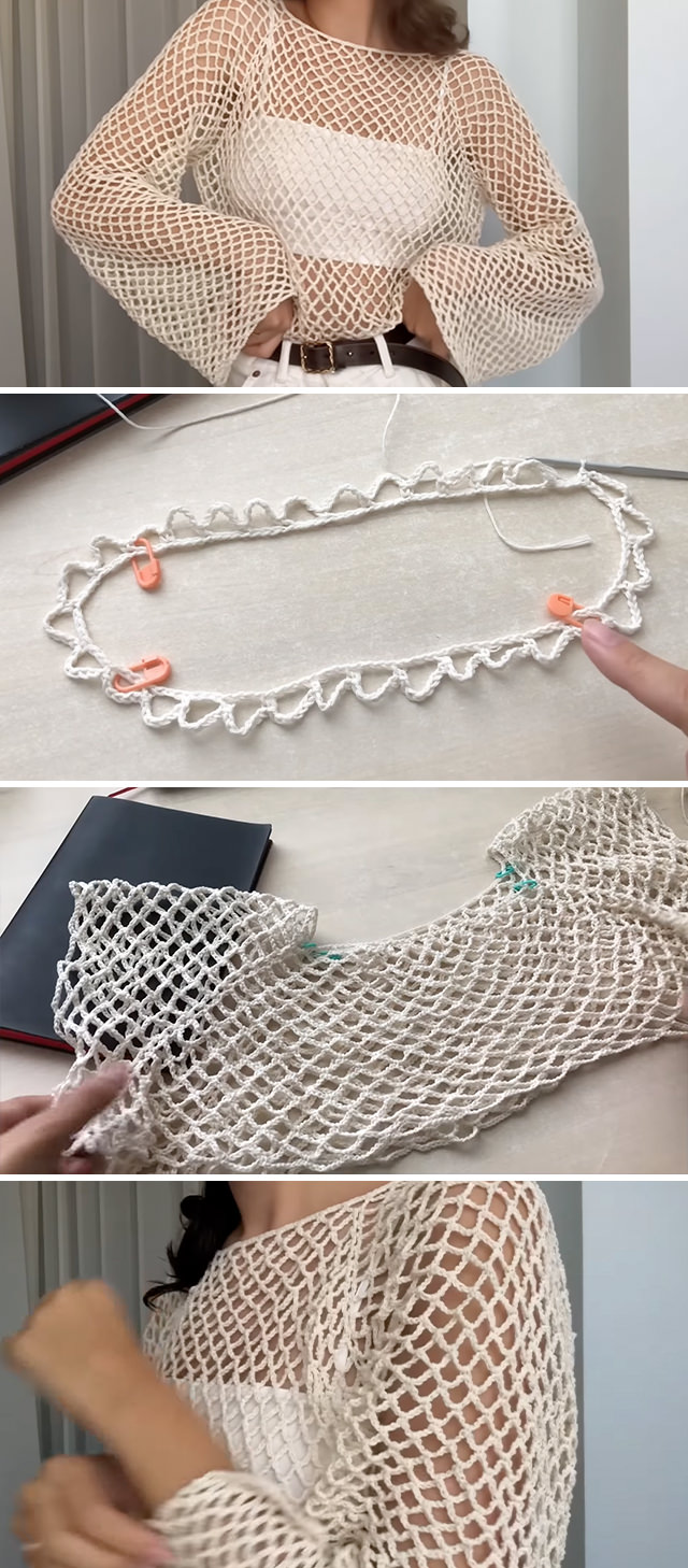 Crochet Mesh Sweater Tutorial - Creating your very own crochet mesh sweater is a fulfilling journey that combines the beauty of intricate patterns with the practicality of a cozy garment.