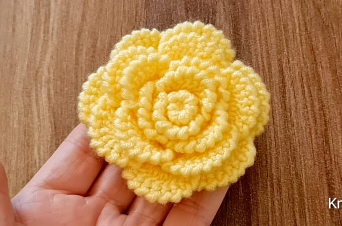 Crochet Easy Rose Featured - Crochet easy rose flower is one of the most rewarding and charming projects for both beginners and experienced crafters.