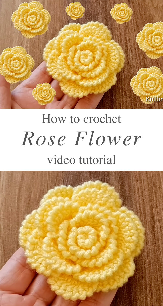 Crochet Easy Rose - Crochet easy rose flower is one of the most rewarding and charming projects for both beginners and experienced crafters.