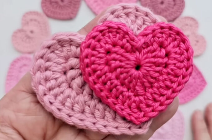 Crochet Simple Heart Featured - Crochet enthusiasts, rejoice! A crochet simple heart is not only a versatile project but also a meaningful one.