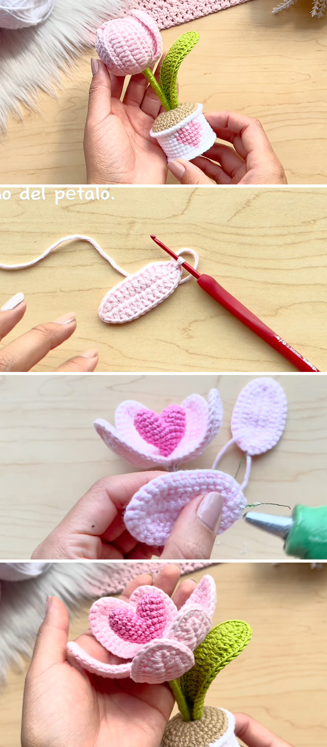 Crochet Tulip Flower Pattern - Whether you’re looking to enhance your home décor or craft a thoughtful handmade gift, a crochet tulip flower is perfect for the occasion.