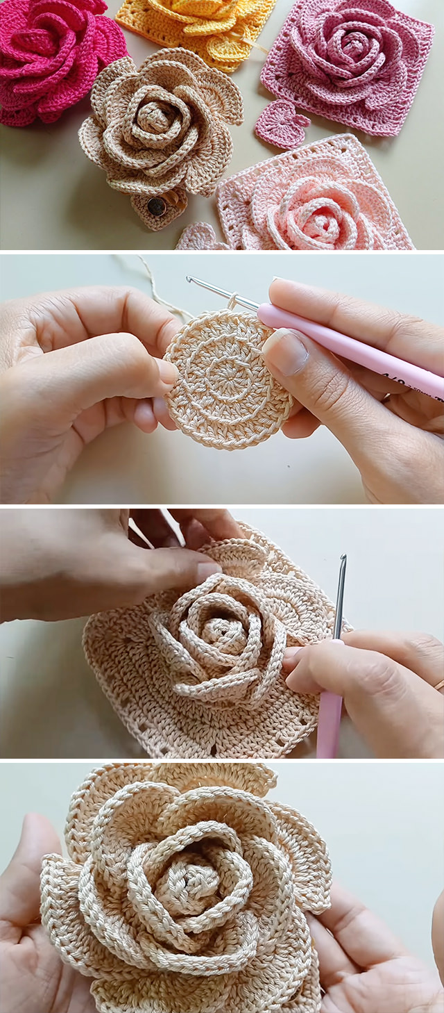 Crochet Flower Sachet Pattern - Handmade crafts are filled with love, and a crochet flower sachet is no exception.