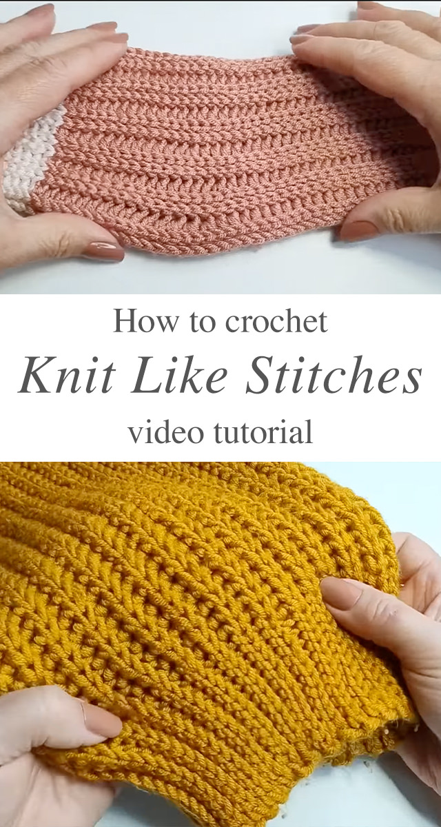 Crochet Knit Like Stitch - Crochet is often recognized for its unique textures and intricate patterns, but did you know you can achieve a crochet knit like stitch?