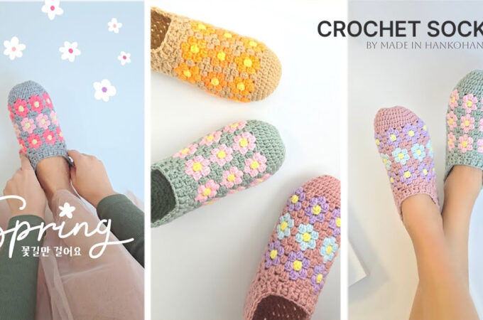 Flower Crochet Socks Featured Image - Crochet enthusiasts, get ready to embark on a delightful journey of crafting flower crochet socks! These charming socks not only add warmth to your feet but also elevate your style with intricate floral patterns.