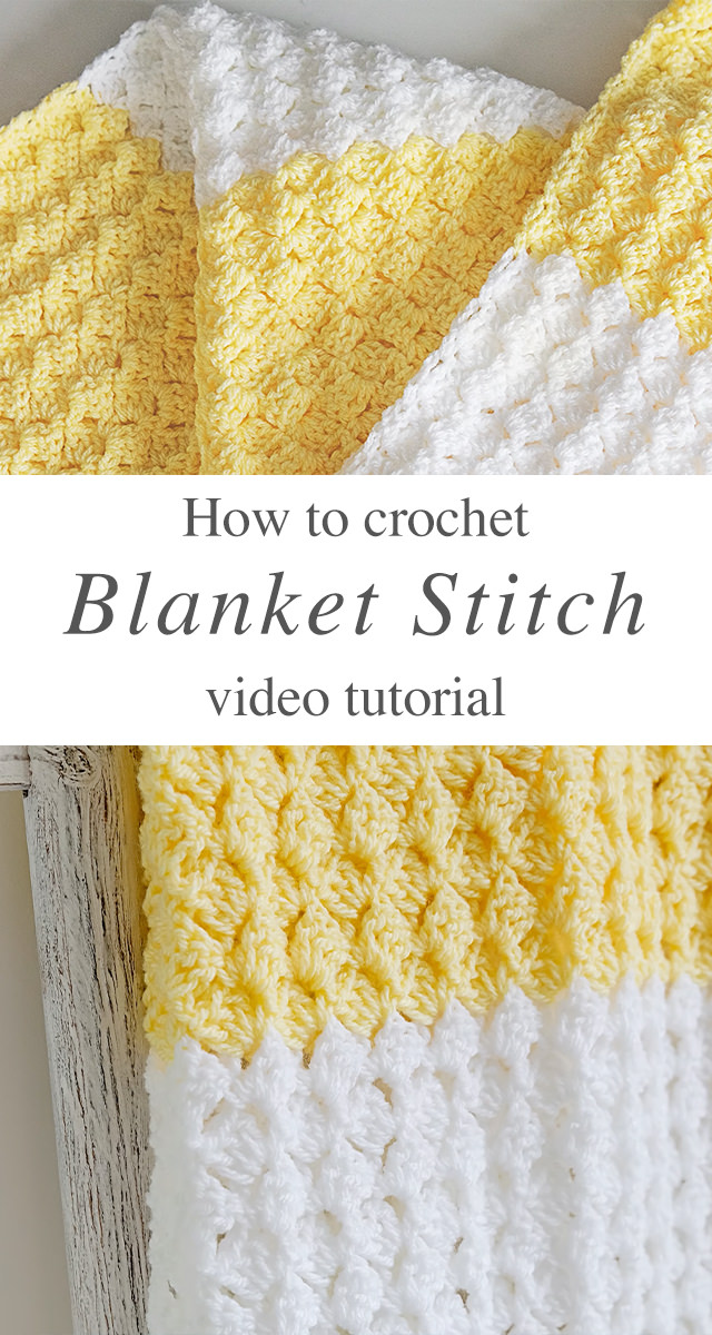 Crochet Blanket Stitch - If you’re searching for a stitch that’s both textured and beginner-friendly, look no further than the crochet blanket stitch.