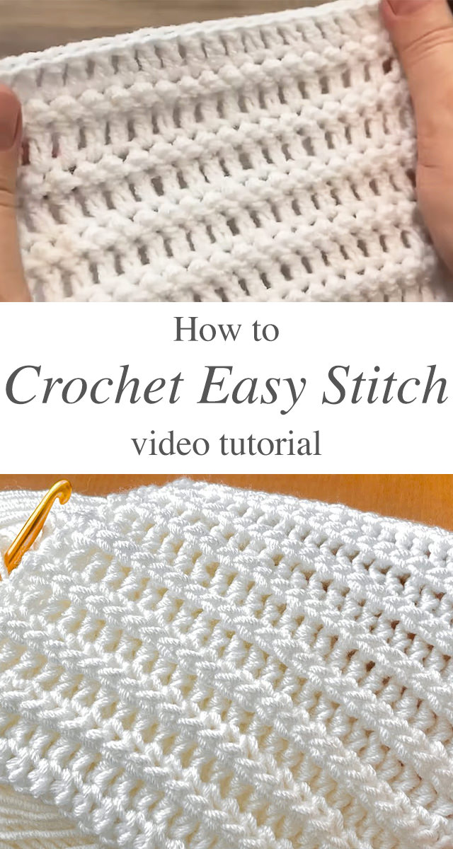 Crochet Easy Stitch - If you're searching for a crochet easy stitch that looks polished yet requires minimal effort, you're in the right place.