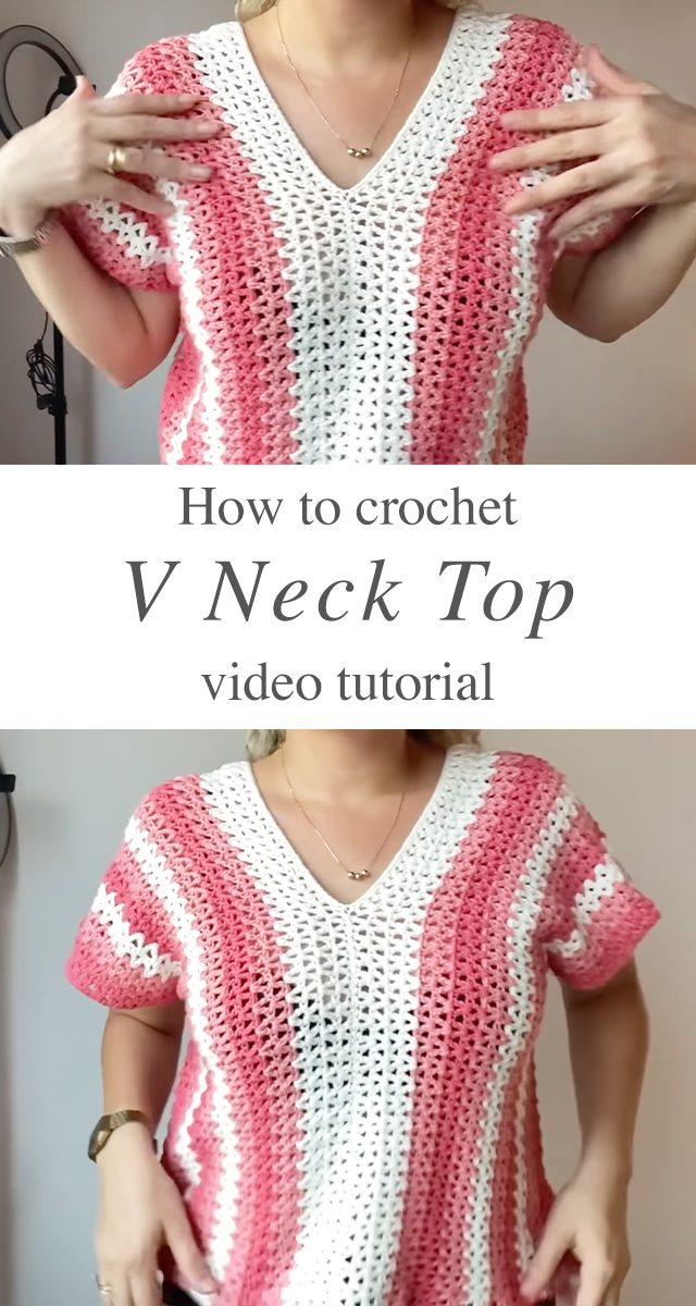 Crochet V Neck Top - There's something magical about the simple elegance of a crochet V neck top. It embodies the spirit of effortless summer days, relaxed creativity, and timeless fashion.