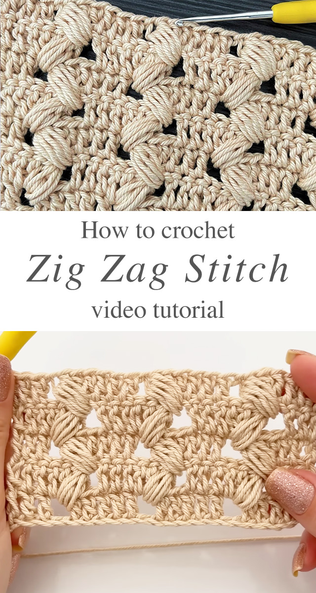 Crochet Zig Zag Stitch - If you’re searching for a crochet pattern that delivers movement, texture, and a little bit of flair—look no further than the crochet zig zag stitch.