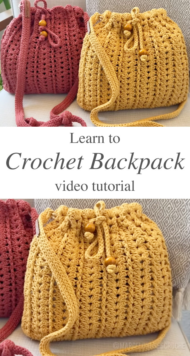 Crochet Backpack - If you're seeking a stylish, handmade accessory that blends function with fashion, a crochet backpack is your next must-make project.