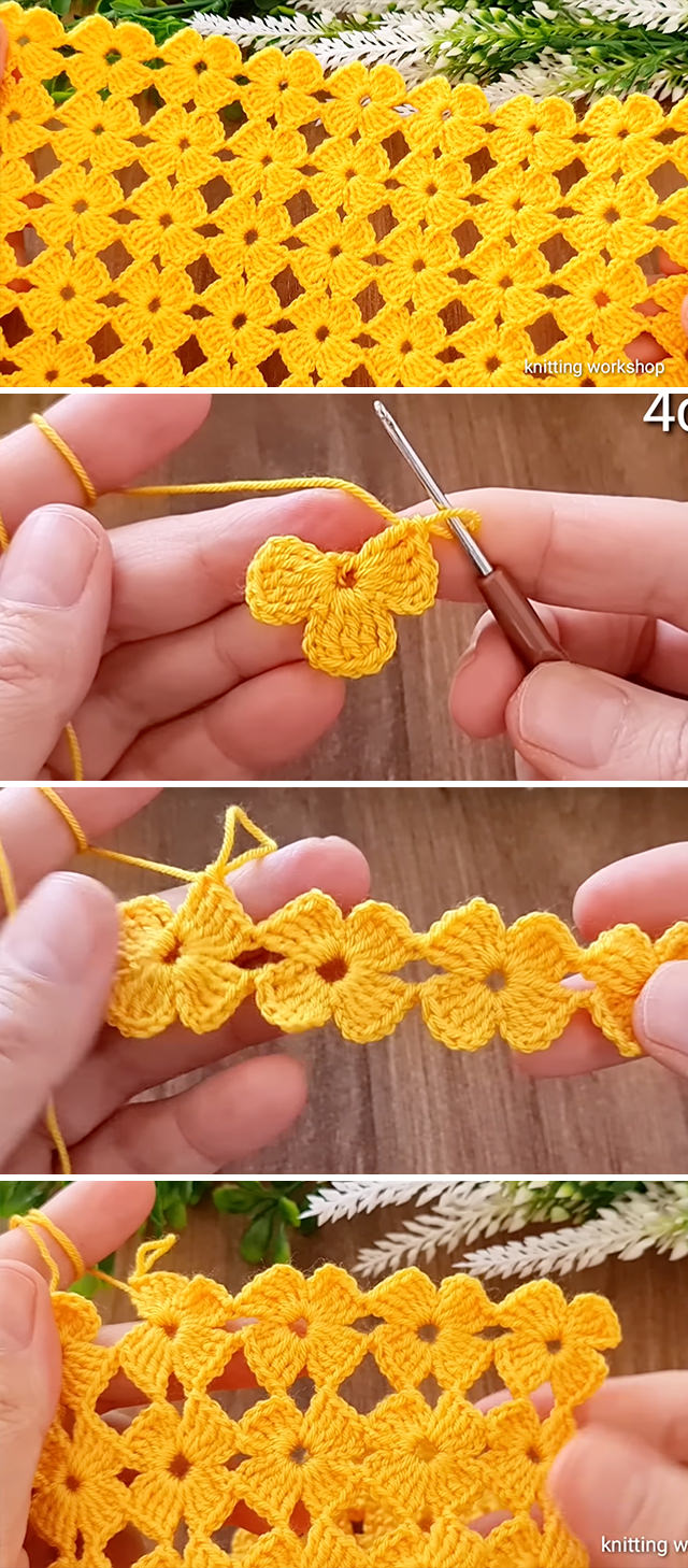 Crochet Floral Motif Pattern - If there's one thing that never goes out of style in the world of crochet, it's the timeless charm of crochet floral motifs.
