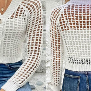 Crochet Lace Cardigan Featured - There’s something undeniably graceful about the crochet lace cardigan. It carries with it a timeless charm—an ethereal balance of sophistication, texture, and a whisper of nostalgia. Whether worn as a statement piece over denim or layered gently over a sundress, the crochet lace cardigan is a wardrobe must-have for any season.