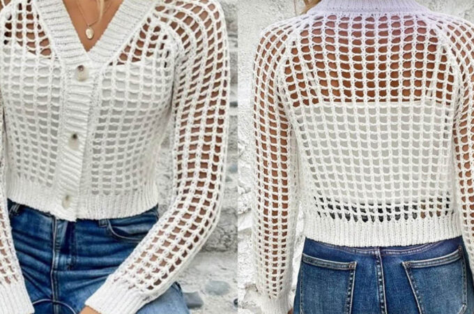 Crochet Lace Cardigan Featured - There’s something undeniably graceful about the crochet lace cardigan. It carries with it a timeless charm—an ethereal balance of sophistication, texture, and a whisper of nostalgia. Whether worn as a statement piece over denim or layered gently over a sundress, the crochet lace cardigan is a wardrobe must-have for any season.