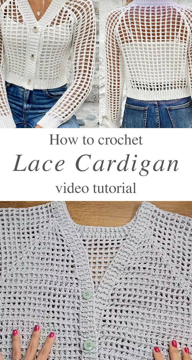 Crochet Lace Cardigan - There’s something undeniably graceful about the crochet lace cardigan. It carries with it a timeless charm—an ethereal balance of sophistication, texture, and a whisper of nostalgia. Whether worn as a statement piece over denim or layered gently over a sundress, the crochet lace cardigan is a wardrobe must-have for any season.