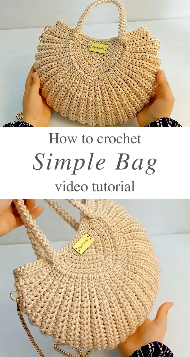 Crochet Simple Bag - When it comes to handmade fashion, nothing beats the charm and elegance of a well-crafted crochet simple bag. This timeless accessory adds personality to your wardrobe while serving as a functional piece for daily use.