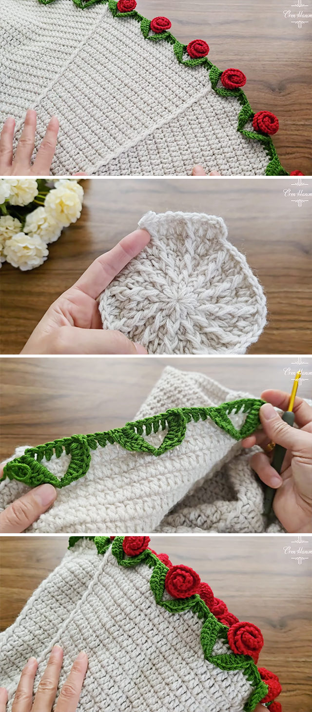 Crochet Throw Blanket Pattern - Few projects capture the charm of handmade beauty quite like a crochet throw blanket. Add to that a delicate rose edging, and you’ve got yourself a showstopper — both functional and decorative.