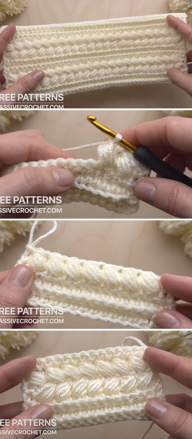 Crochet Puff Pattern Tutorial - The crochet puff pattern is a timeless stitch that adds dimension, coziness, and visual intrigue to any handmade creation. With its pillowy texture and eye-catching repetition, this versatile technique has found its way into baby blankets, scarves, hats, and home decor pieces alike.