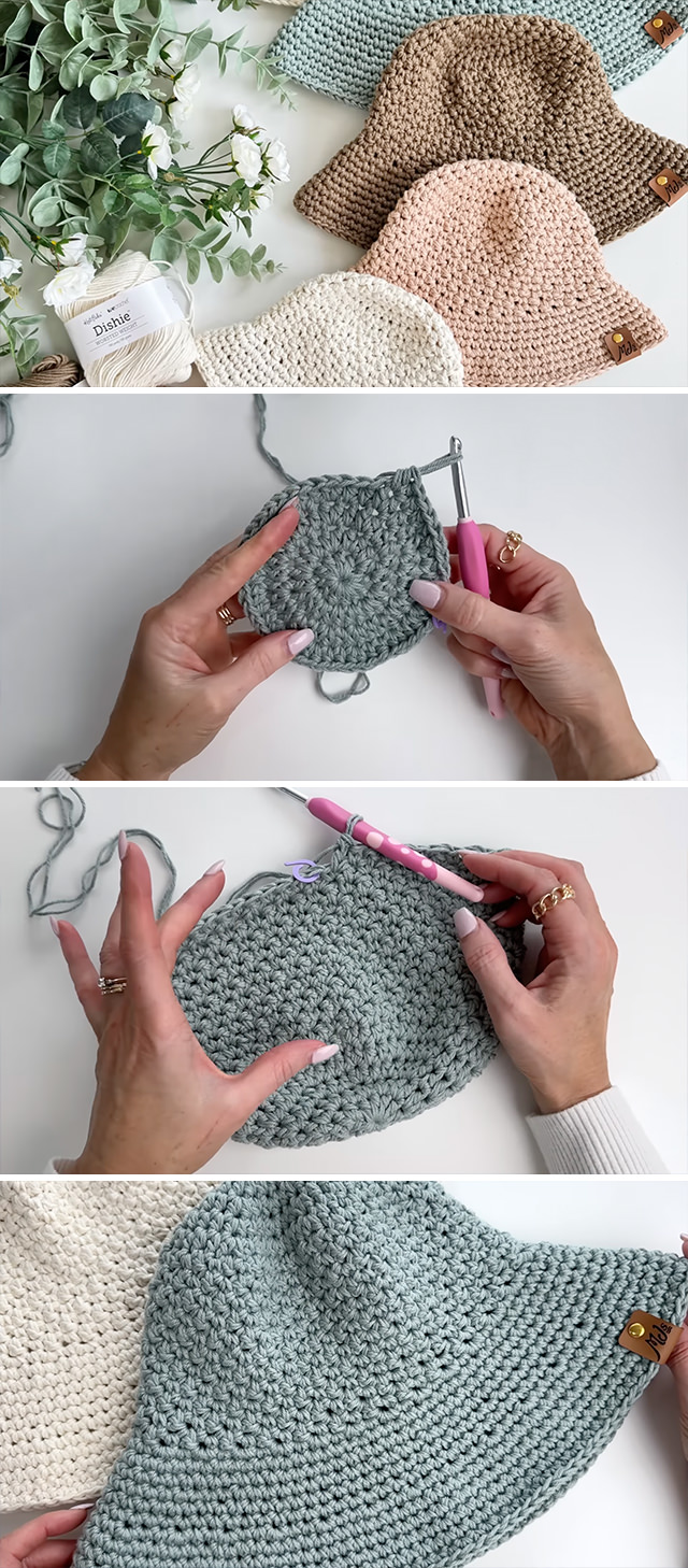 Crochet Sunhat Pattern - When the sun beams high and the breeze carries whispers of lavender and ocean spray, there’s one accessory that effortlessly combines charm and utility: the crochet sunhat.