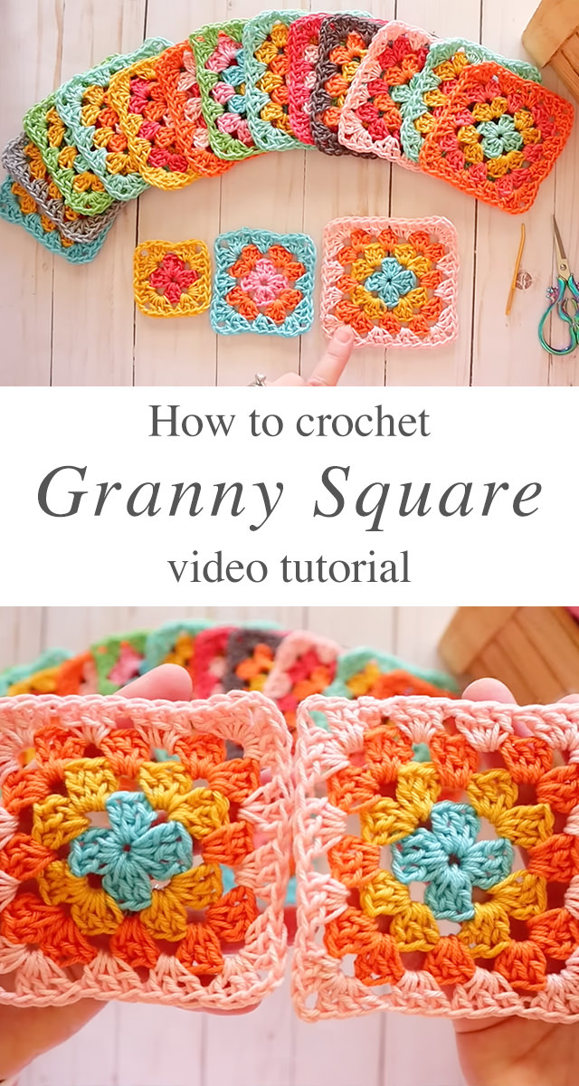 Crochet Beginners Granny Square - Whether you're dreaming of making a blanket, scarf, bag, or something uniquely yours, the crochet beginners granny square is where it all begins.