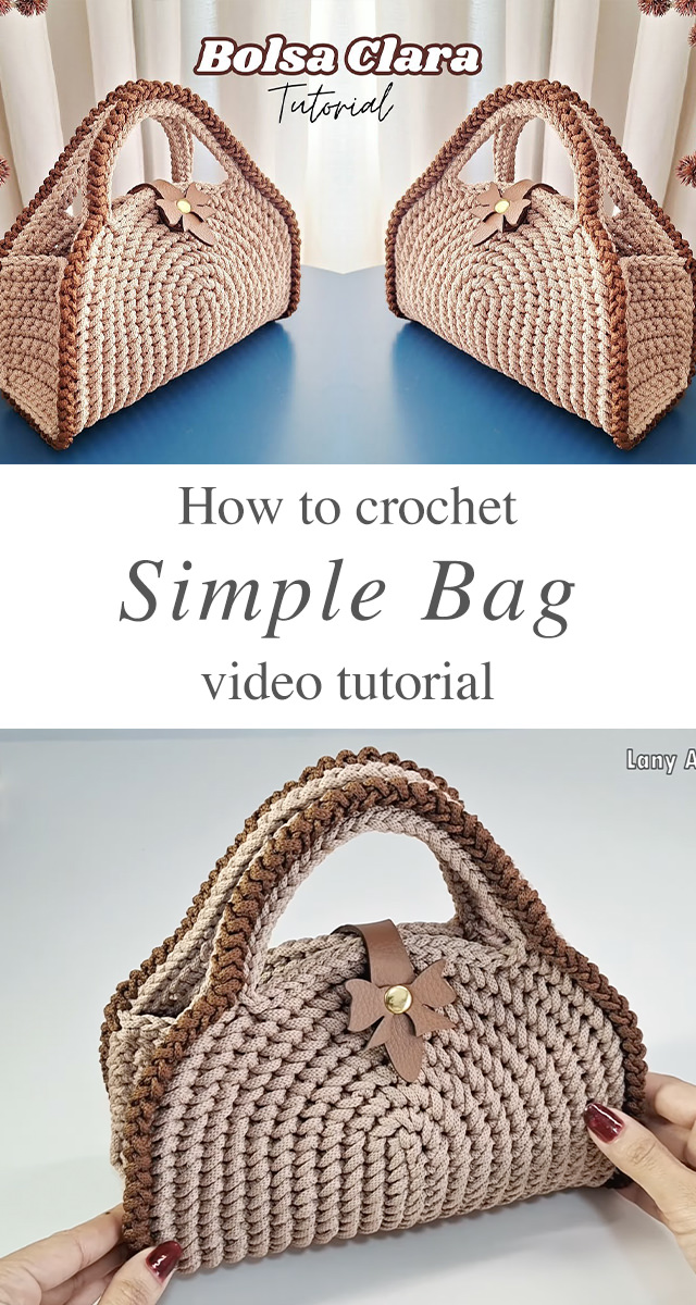 Crochet Easy Bag - If you’re searching for a charming and functional accessory, a crochet easy bag is the perfect project to add to your handmade collection.
