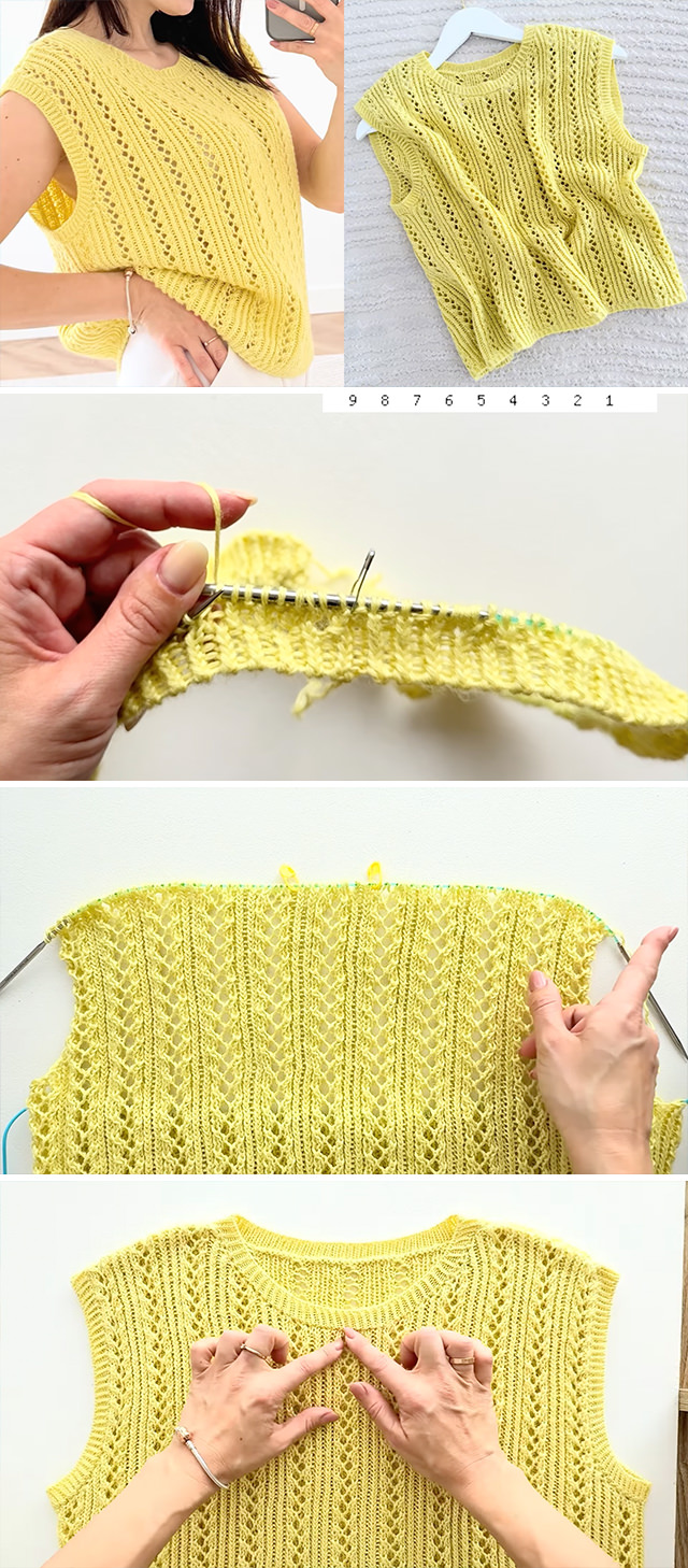 Knitted Top Pattern - Today’s guide focuses on a delicately textured lace knitted top that’s airy yet structured. It’s time to welcome the season with something light, breathable, and handcrafted.