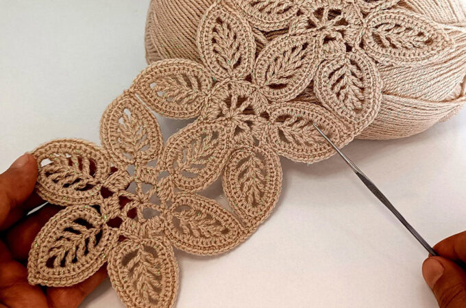 Crochet Simple Flower Motif Featured - Crochet has always been a craft of charm and delicacy, and nothing captures this essence more than a crochet simple flower motif.