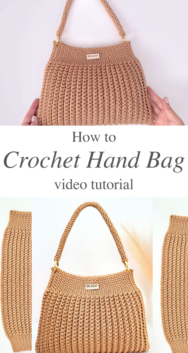 Crochet Hand Bag - A crochet hand bag is one of those rare creations that merge practicality with artisanal beauty. Handmade with care, it offers a touch of elegance, durability, and individuality that mass-produced bags simply cannot replicate.