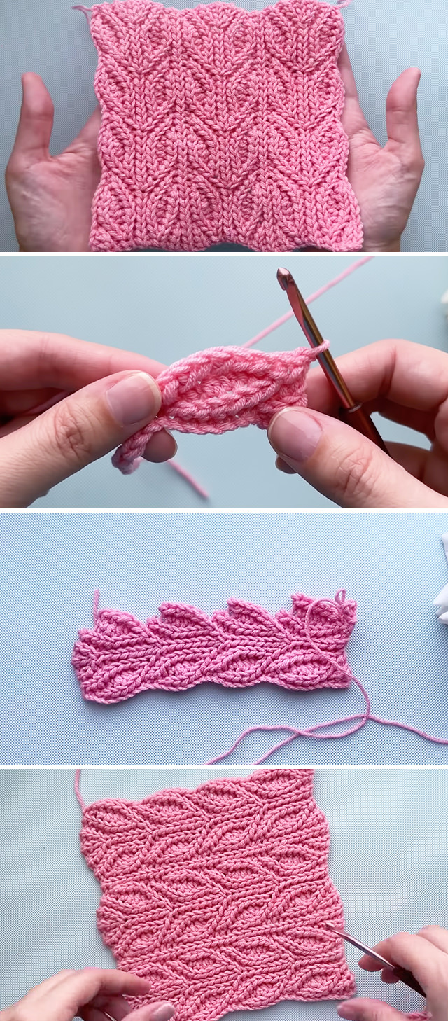Crochet Leaves Pattern Tutorial - Crochet has a magical way of bringing the essence of nature into yarn, and one of the most captivating examples is the crochet leaves pattern. With its elegant texture and delicate form, this design resembles a trail of leaves stacked along a vine, adding depth and beauty to any project.