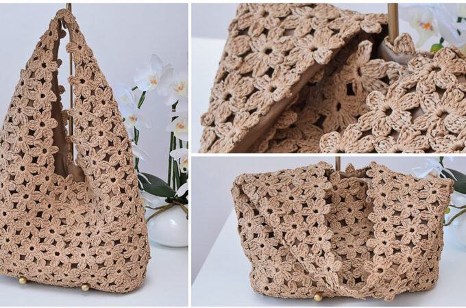 Crochet Shopping Bag Featured - A crochet shopping bag is more than a practical accessory—it’s a statement of artistry and sustainability. When adorned with a delicate flower motif, this everyday essential transforms into a piece of wearable craftsmanship. Not only does it carry your groceries, books, or market finds, but it also brings a touch of elegance and individuality to your routine.