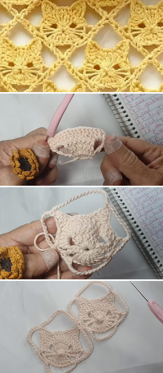 Crochet Cat Motif Pattern - A crochet cat motif combines elegance, playfulness, and creativity in one delightful design. There is something irresistibly whimsical about transforming yarn into tiny feline faces.